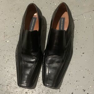 Giorgio Brutini Sz 12 M Black Leather Sip On Dress Shoes Men
